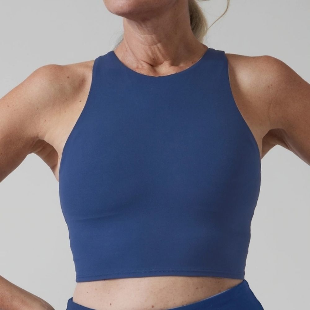Athleta Conscious Crop Solid A-C Enchanted Blue